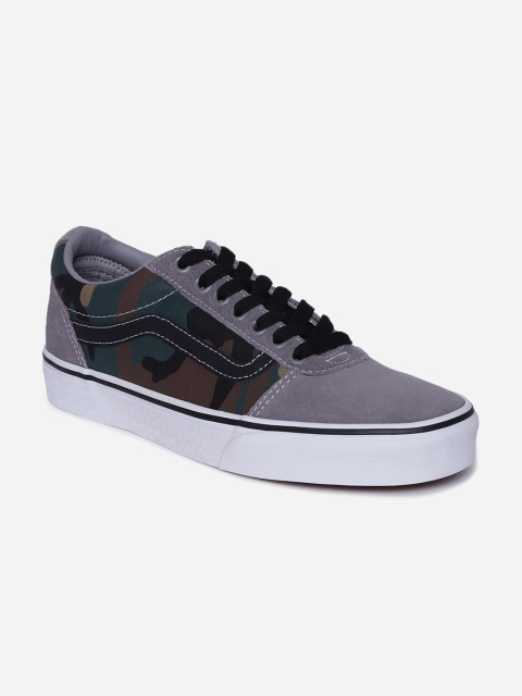 

Vans Men Grey Colourblocked Sneakers