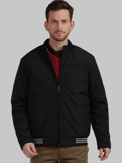 

ColorPlus Men Black Open Front Jacket