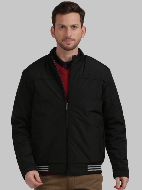 

ColorPlus Men Black Front Open Jacket