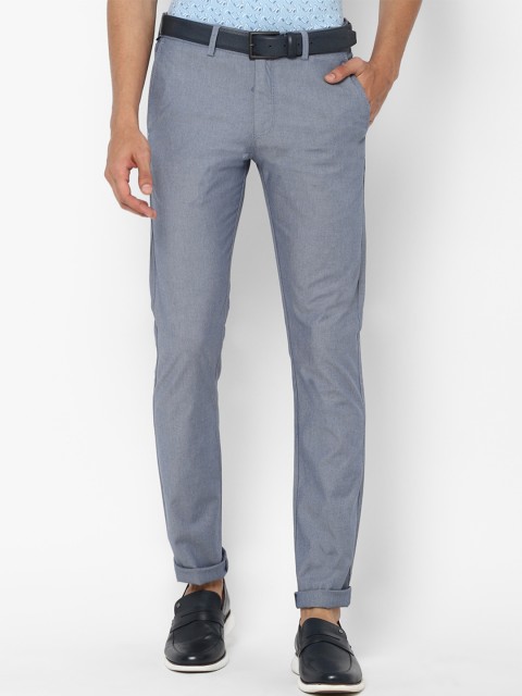

Allen Solly Men Blue Slim Fit Trousers