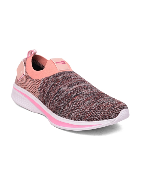 

Liberty Women Pink & Black Mesh Slip On Walking Shoes