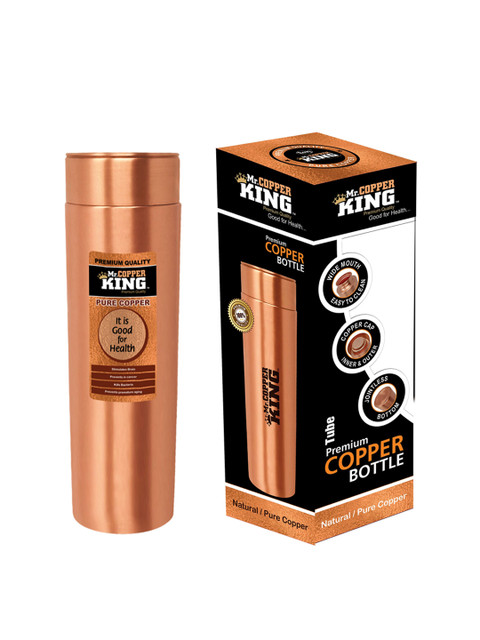 

MR. COPPER KING Copper-Toned Solid Pure Copper Water Bottle