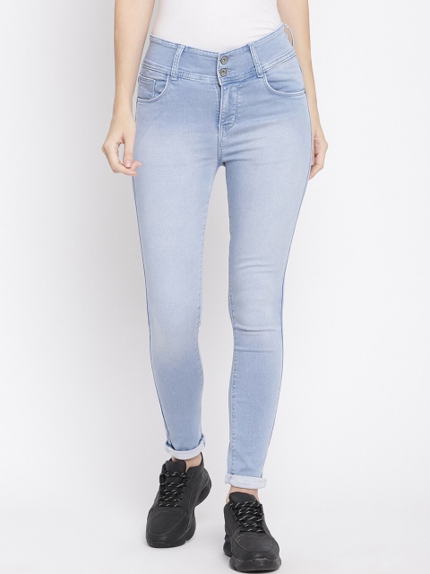 

METTLE Women Blue Light Fade Mid-Rise Jeans