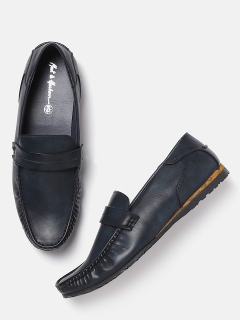 

Mast & Harbour Men Navy Blue Loafers