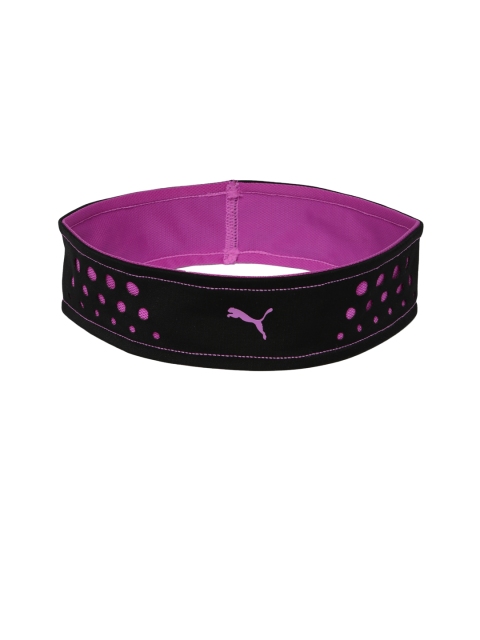 

Puma Women Black & Purple Reversible Training Headband