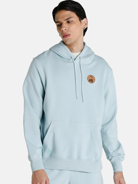 

Puma Men Blue & Brown Animal Crossing Relaxed Fit Hoodie