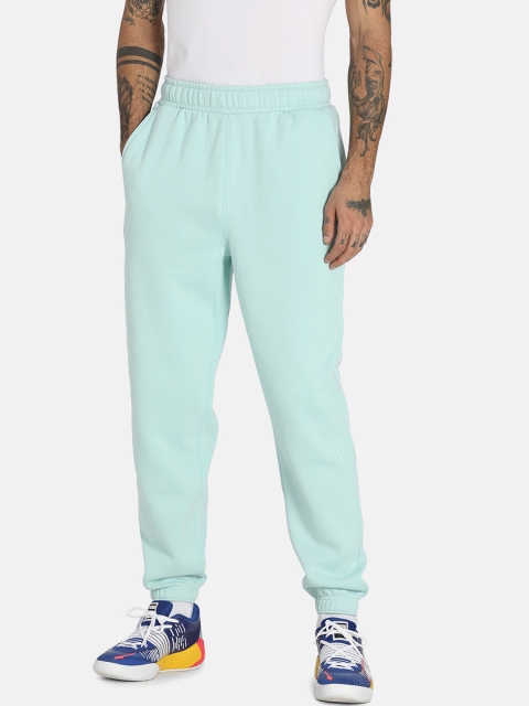 

Puma Men Teal Solid Regular Fit Joggers