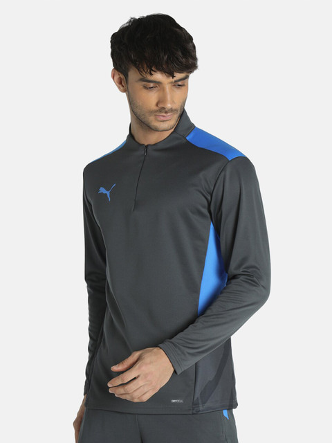 

Puma Men Grey Training or Gym T-shirt