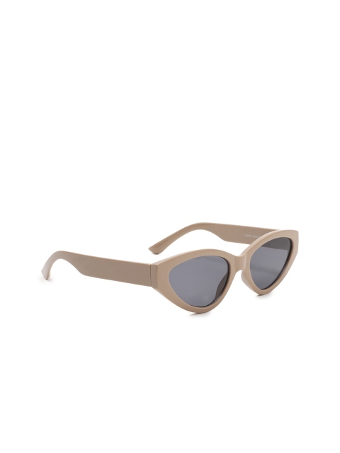 

FOREVER 21 Women Grey Lens & Brown Cateye Sunglasses