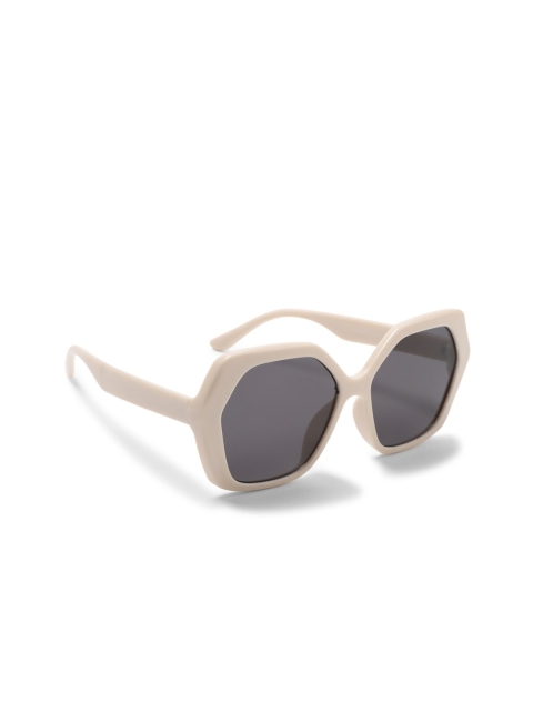 

FOREVER 21 Women Grey Lens & Brown Square Sunglasses
