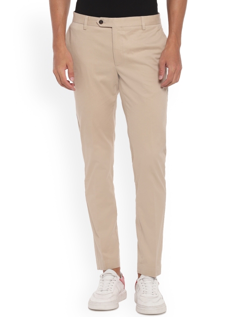

HACKETT LONDON Men Beige Slim-Fit Chinos