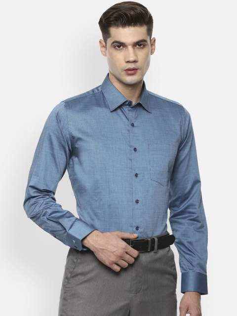 

Van Heusen Men Blue Slim Fit Opaque Formal Shirt