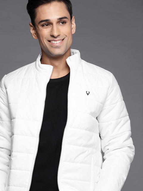 

Allen Solly Sport Men White Solid Padded Jacket
