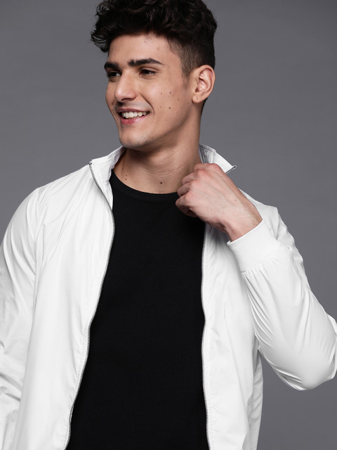 

Allen Solly Sport Men White Bomber Jacket
