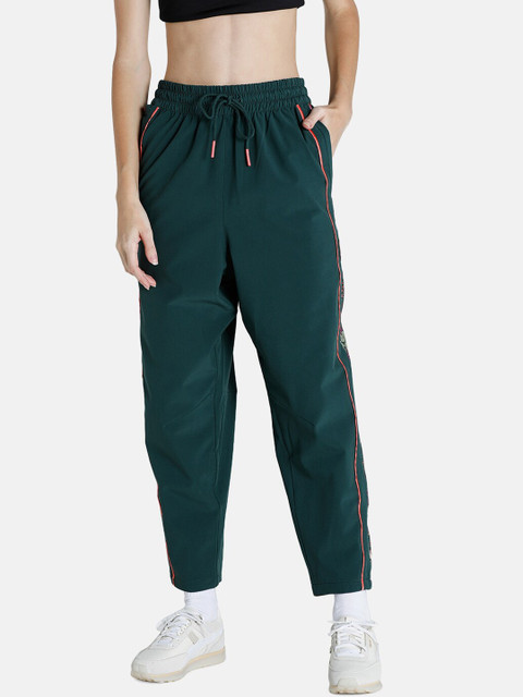 

Puma x LIBERTY Women Green Water Repellent Track Pants with dryCELL Technology