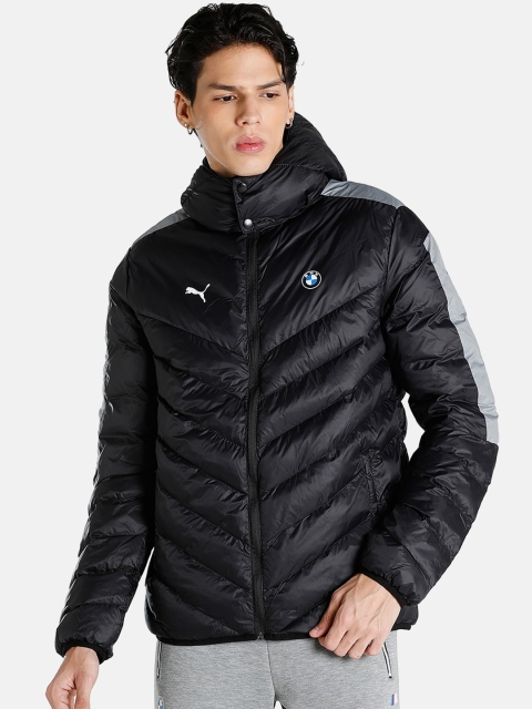 

PUMA Motorsport Men Black Solid BMW M T7 EcoLite Puffer Jacket