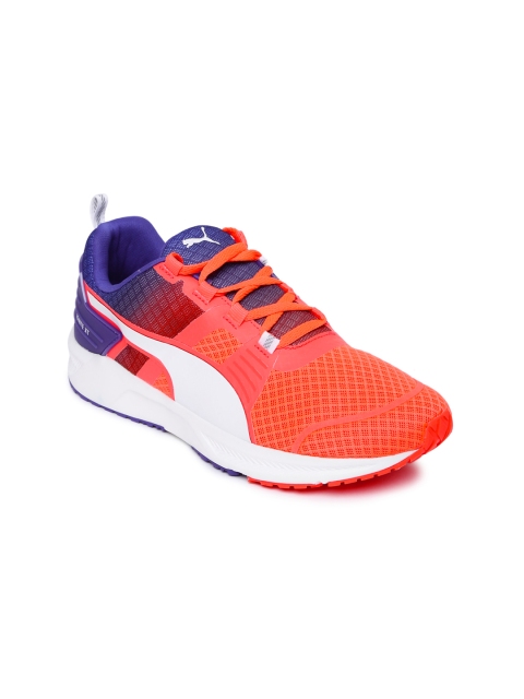 

Puma Women Neon Orange & Navy Ignite XT v2 Running Shoes