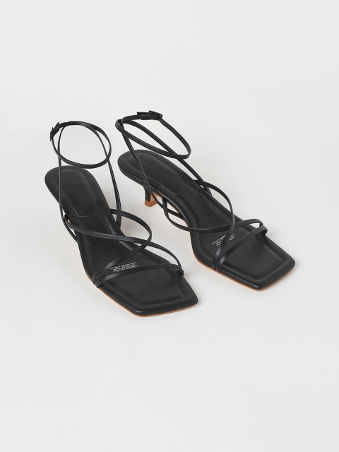 

H&M Women Black Gladiators Sandals