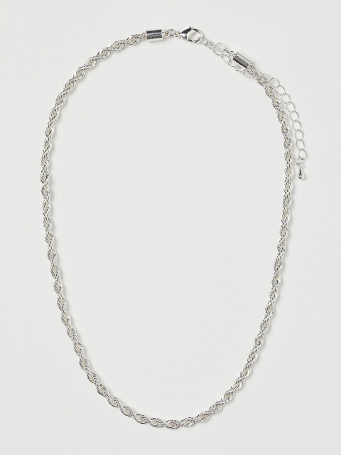 

H&M Women Silver Toned Steel Silver Plated Necklace