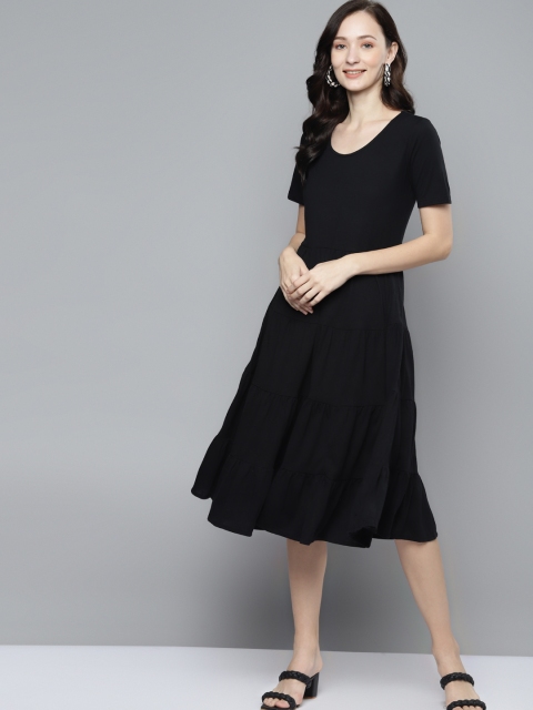 

Femella Black Fit & Flare Dress