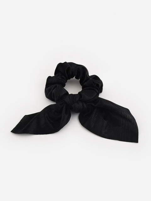 

ToniQ Women Black Glitter Bow Ponytail Holders