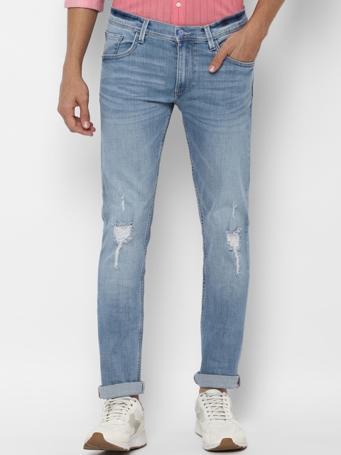 

Allen Solly Sport Men Blue Mildly Distressed Heavy Fade Jeans