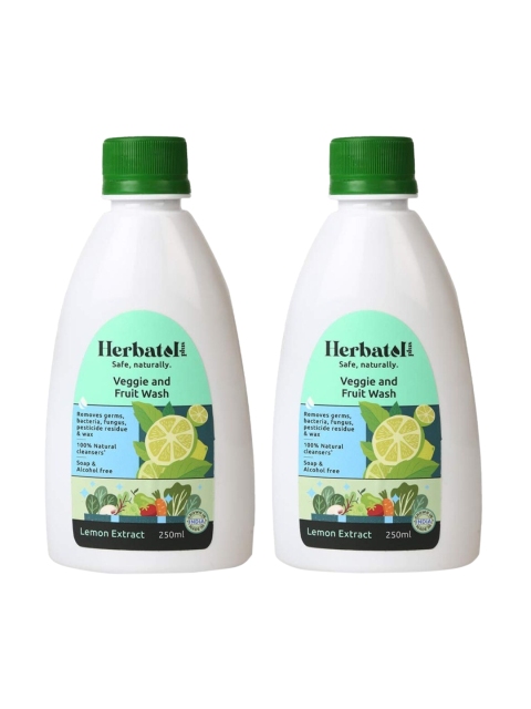 

Herbatol Plus Pack of 2 Fruit and Veggie Wash Liquid- 250ml, Transparent