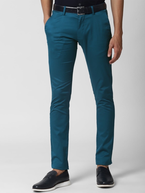 

Peter England Casuals Men Blue Skinny Fit Trousers
