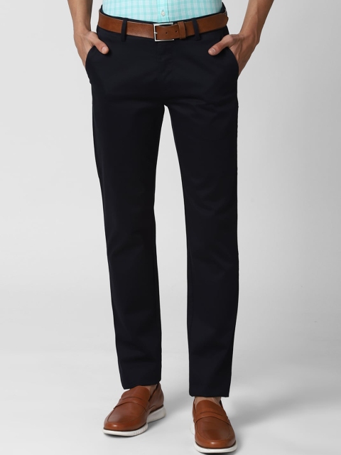 

Peter England Casuals Men Black Slim Fit Formal Trousers