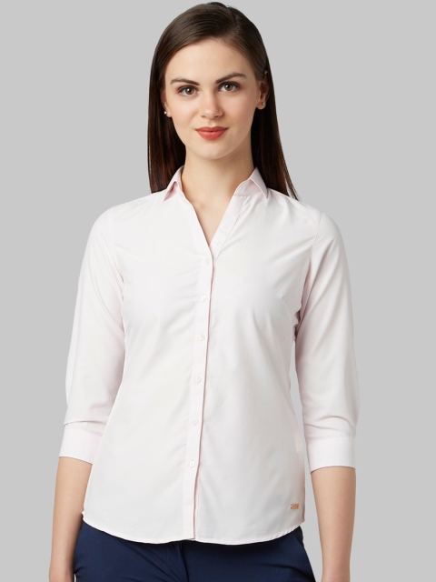 

Park Avenue Woman Pink Opaque Formal Shirt