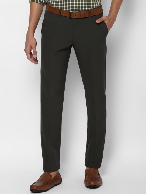 

Allen Solly Men Green Slim Fit Formal Trousers