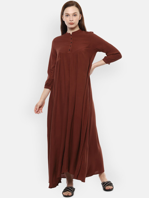 

Van Heusen Woman Brown Maxi Dress