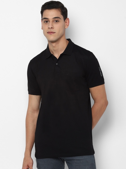 

Allen Solly Men Black Polo Collar T-shirt