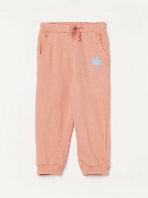

Juniors by Lifestyle Infant Girls Pink Solid Cotton Joggers