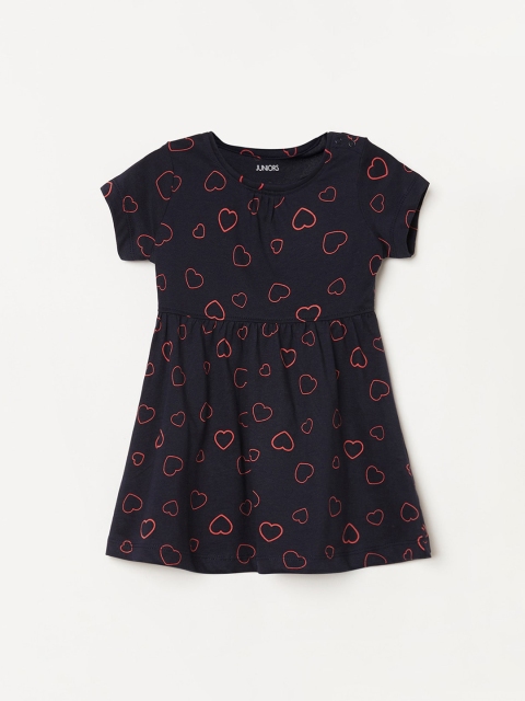 

Juniors by Lifestyle Girls Navy Blue & Red Dress