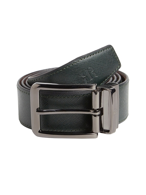 

Raymond Men Brown Textured Leather Belt