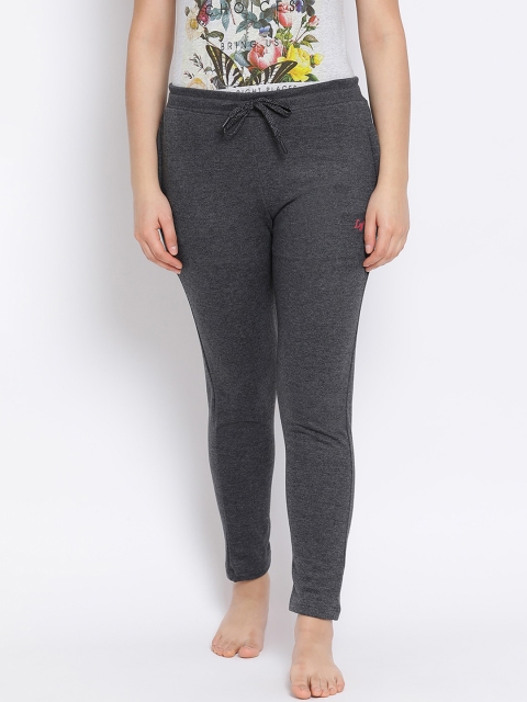 

LYRA Women Charcoal Grey Solid Lounge Pants