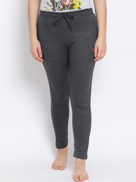

LYRA Women Charcoal Grey Solid Lounge Pants