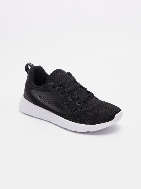 

shoexpress Women Black Textile Training or Gym Non-Marking Shoes