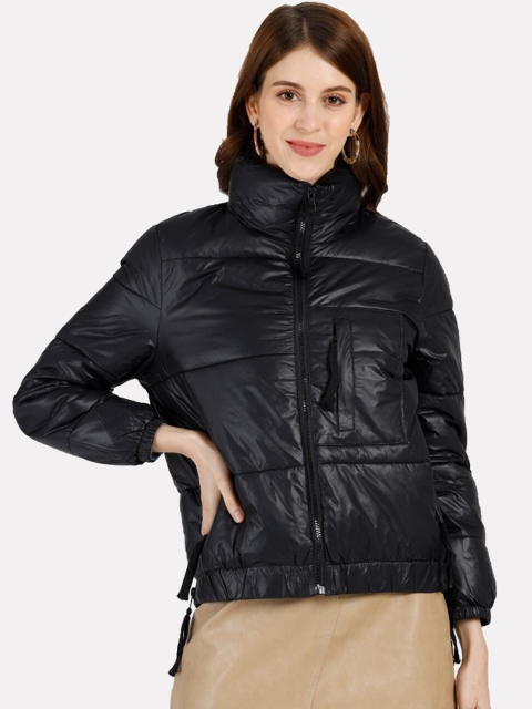 

iki chic Women Black Puffer Jacket