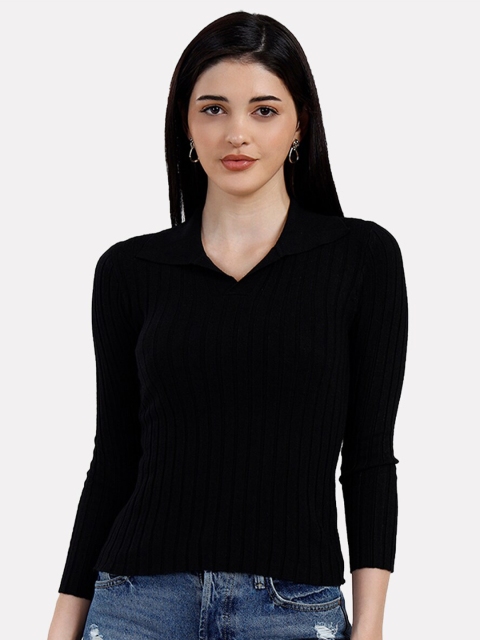 

iki chic Women Black Pullover
