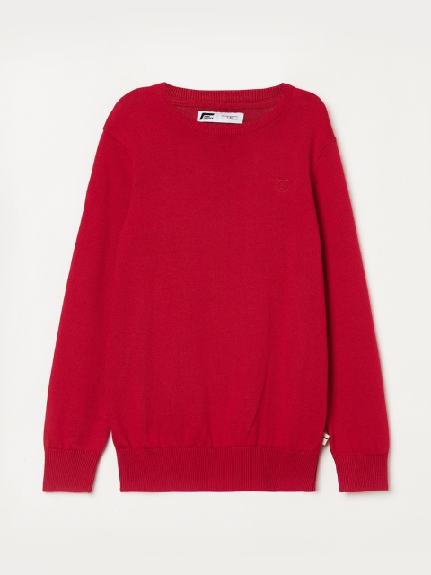 

Fame Forever by Lifestyle Boys Red Solid Cotton Pullover