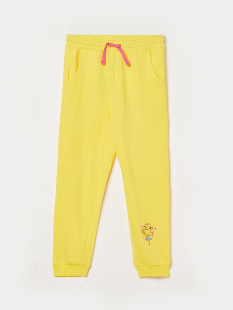 

Fame Forever by Lifestyle Girls Yellow Solid Joggers