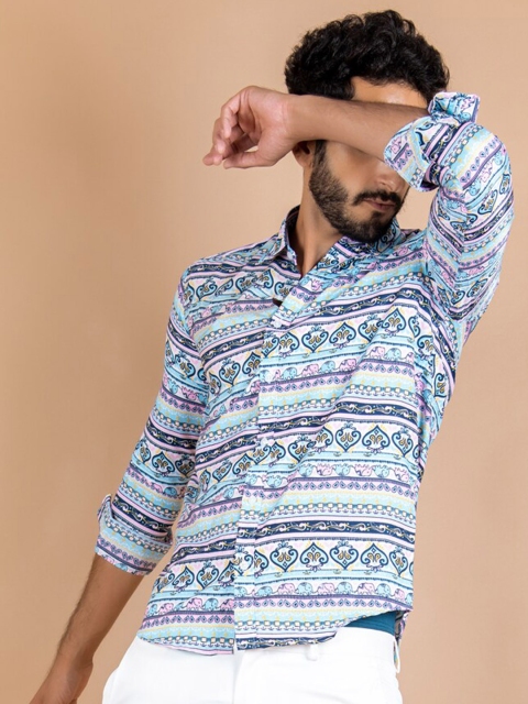 

Tistabene Men Multicoloured Opaque Printed Casual Shirt, Multi