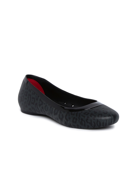 

Crocs Lina Women Black Animal Print Ballerinas