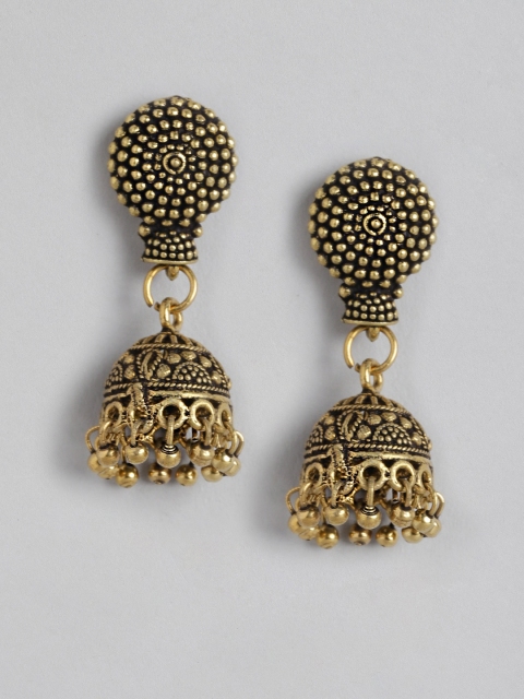 

Anouk Antique Gold-Plated Dome Shaped Drop Earrings