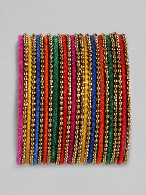 

Anouk Set of 26 Multicoloured Bangles, Multi