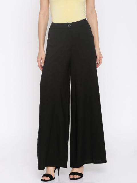 

Global Desi Women Black Palazzos