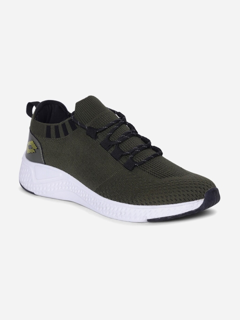 

Lotto Men Green Mesh Running Non-Marking Shoes