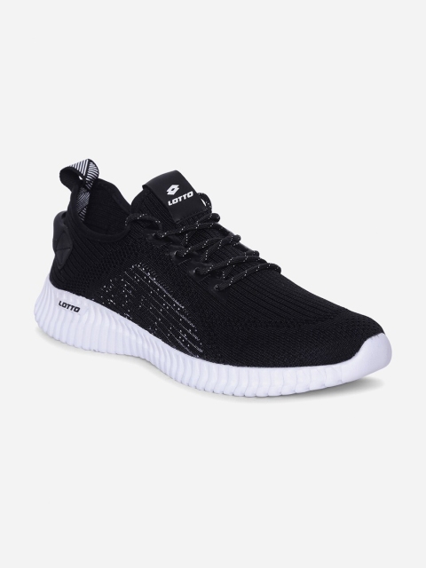

Lotto Men Black Mesh Running Shoes